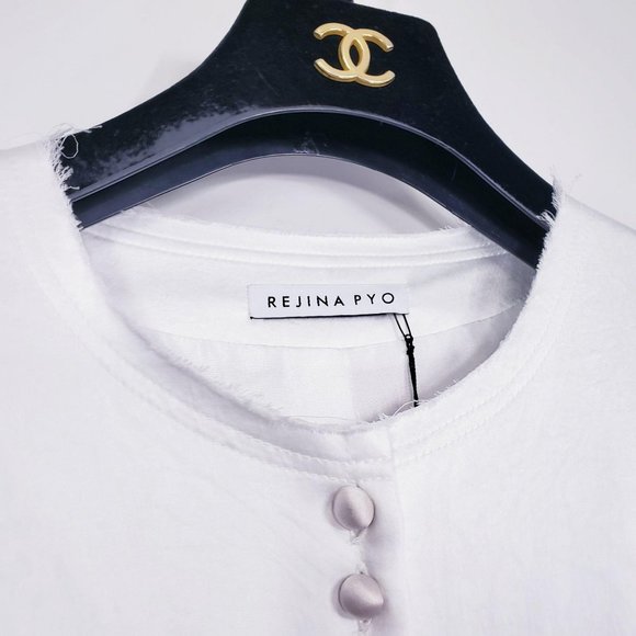 REJINA PYO Dress MEDIUM Black Red Satin Maxi‎ Patchwork Kaftan Tent NWT $1,295 - Picture 7 of 14